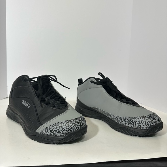 And1 Basketball Shoes Black and Gray – Men Size 11 - New - Picture 3 of 12